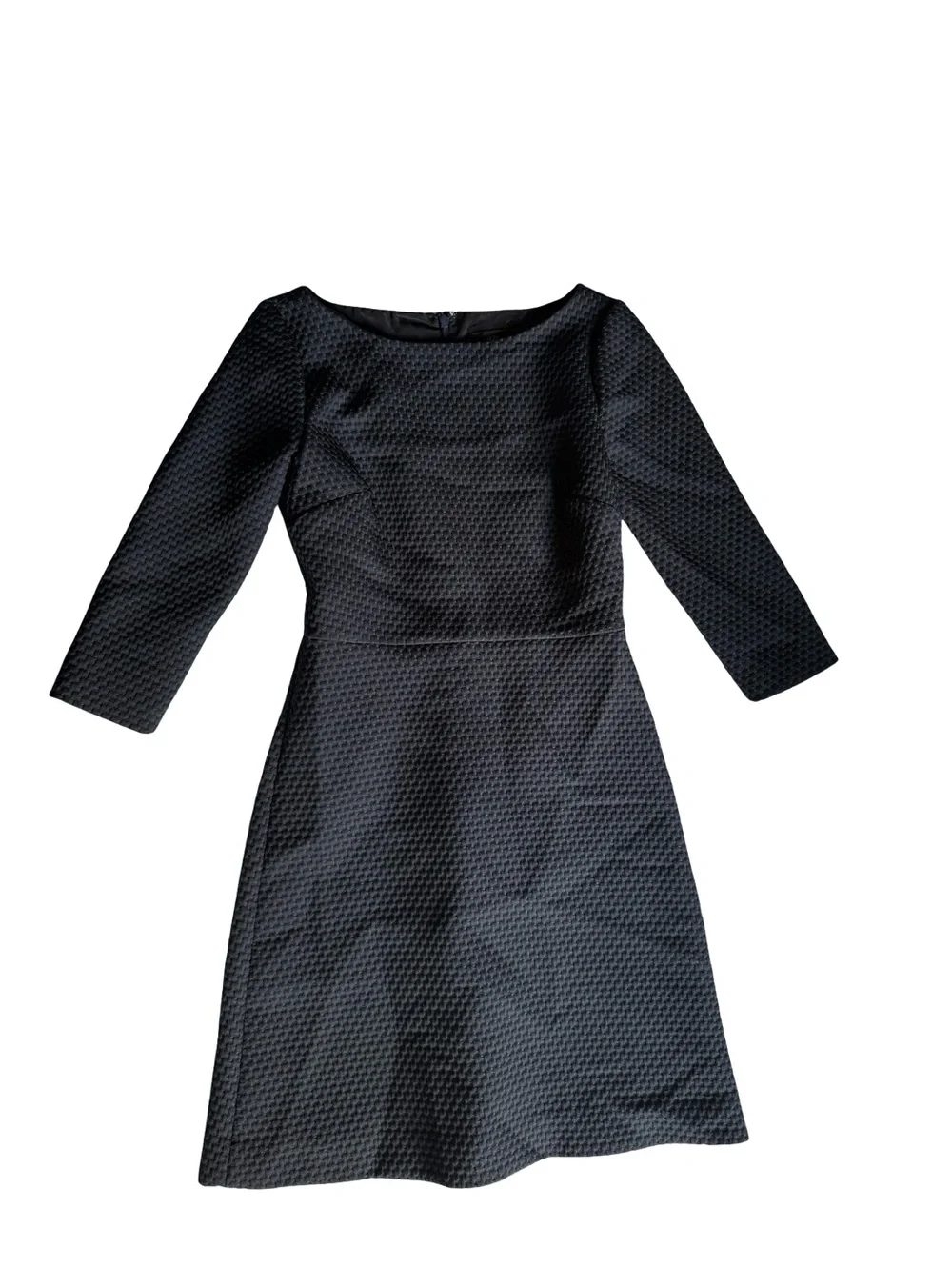 J.Crew Boatneck Sheath Dress in Matelassé